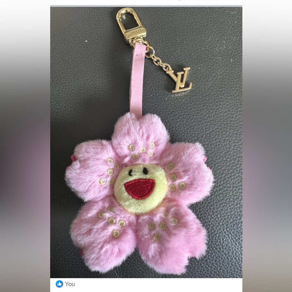 Louis Vuitton Cherry Blossom Bag Charm Keychain - Picture 5 of 5